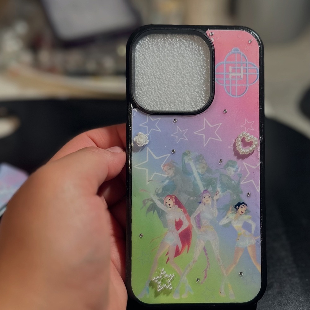 Colorful Phone Case with Star Design